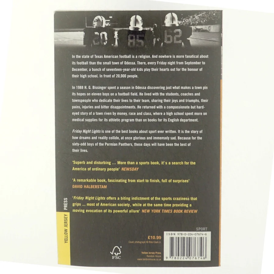 Friday Night Lights af H. G. Bissinger (Bog)
