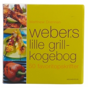 Webers lille grill kogebog fra Aschehoug (str. 15 cm)