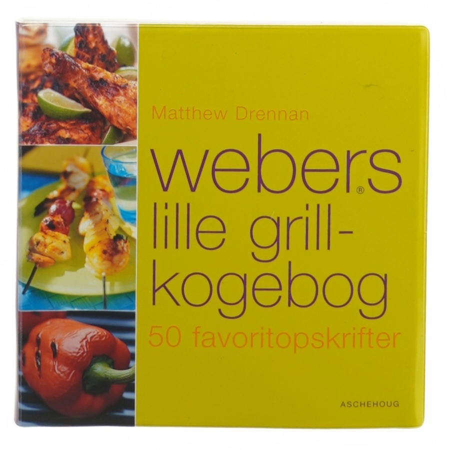 Webers lille grill kogebog fra Aschehoug (str. 15 cm)