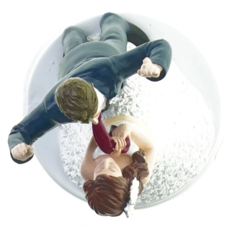 Brud og gom til bryllups-kage fra Dekora (str. 12 gang en 20 cm)