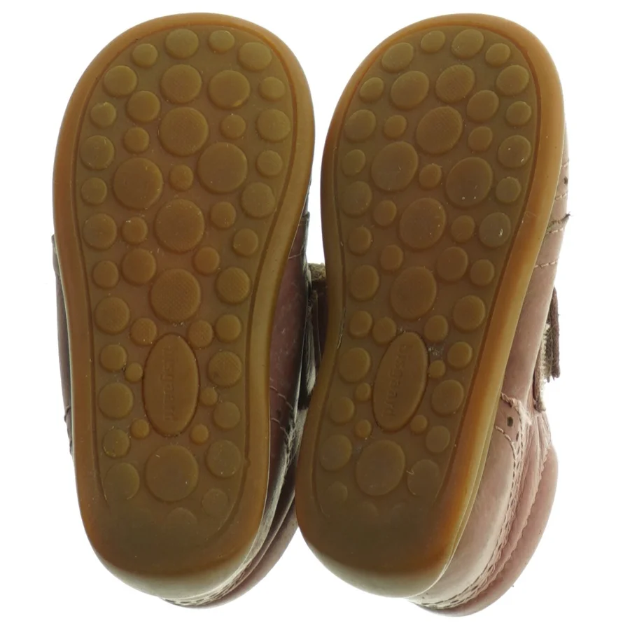 Rosa børne lædersko