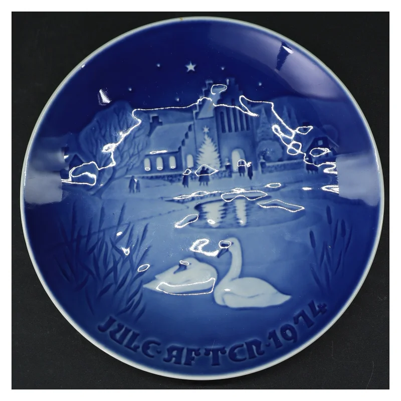 Juleplatte royal copenhagen fra 1974