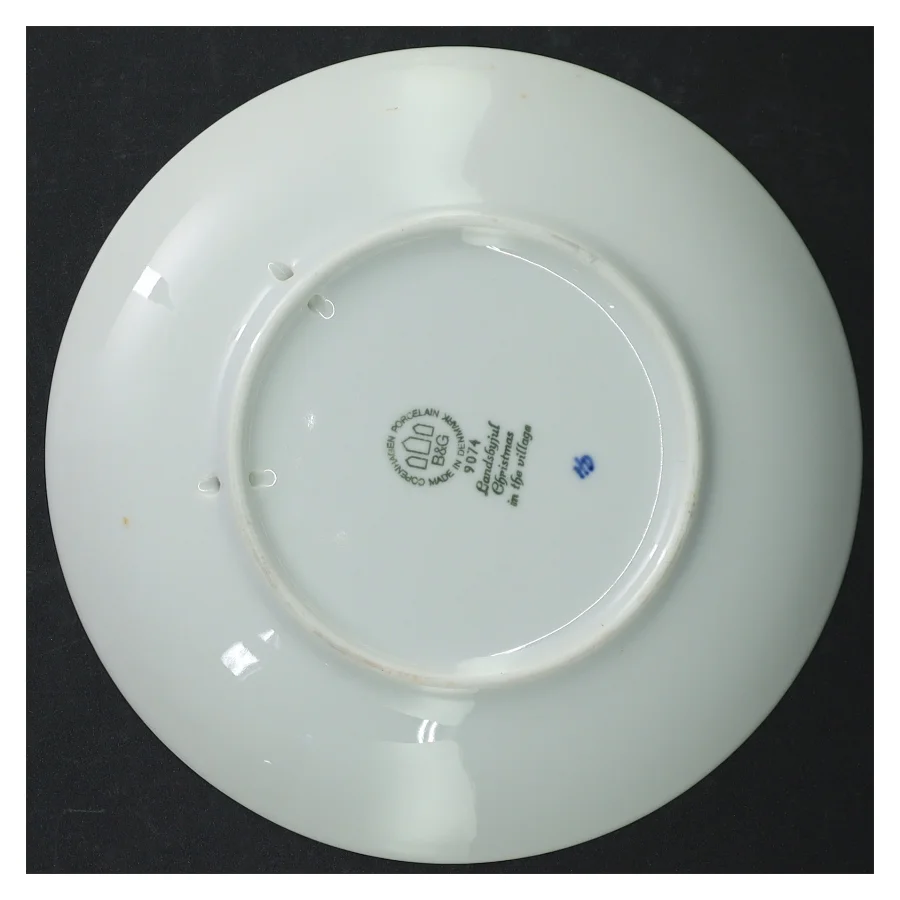 Juleplatte royal copenhagen fra 1974