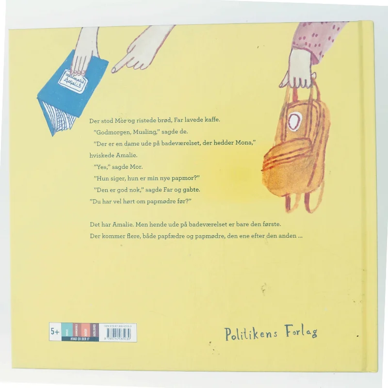 Dengang Amalie fik sindssygt mange papforældre (Bog)