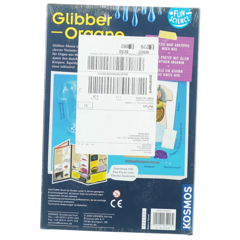 NY Glibber organe - kirurg øvesæt fra Kosmos (str. 30 x 20 cm)