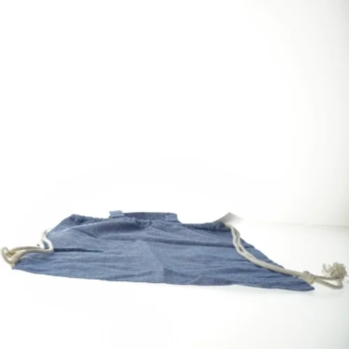 IRMA Blå stofpose/gymnastikpose/rygsæk fra Irma (str. 41x38 cm)