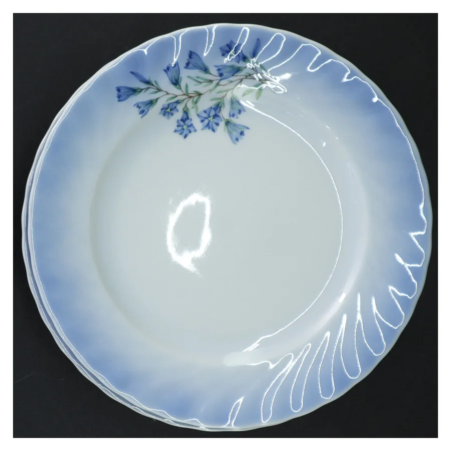 Tallerkener (6 stk) fra Christineholm Porcelaine (str. Ø 19,5 cm)