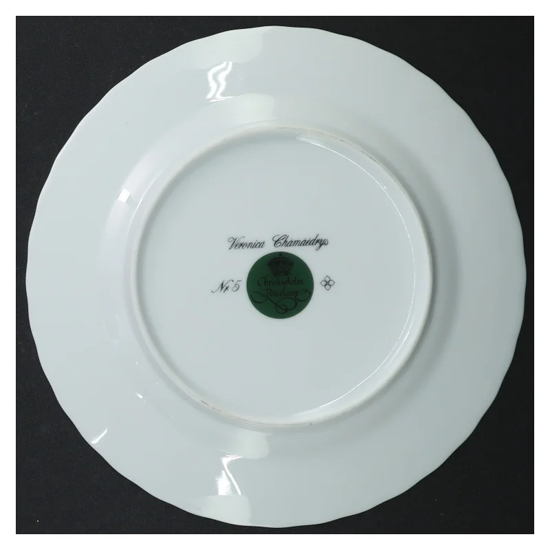 Tallerkener (6 stk) fra Christineholm Porcelaine (str. Ø 19,5 cm)