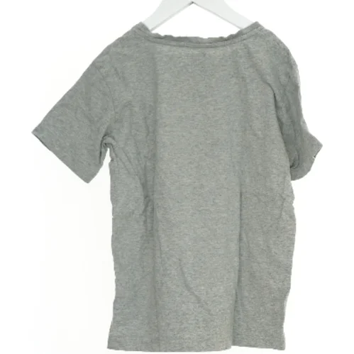 Grå T-shirt med tryk fra Mads Nørgaard (str. 140)