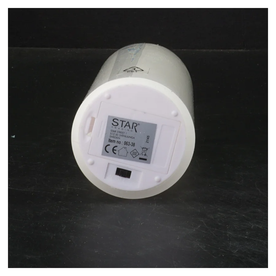 UBRUGT LED stearinlys fra Star Trading (str. 15 cm)