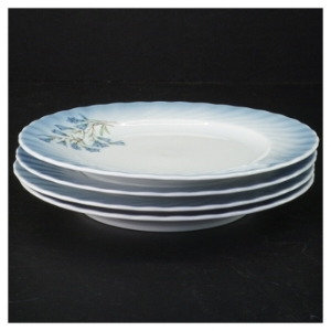 Tallerkener (4 stk) fra Christineholm Porcelaine (str. Ø 19,5 cm)