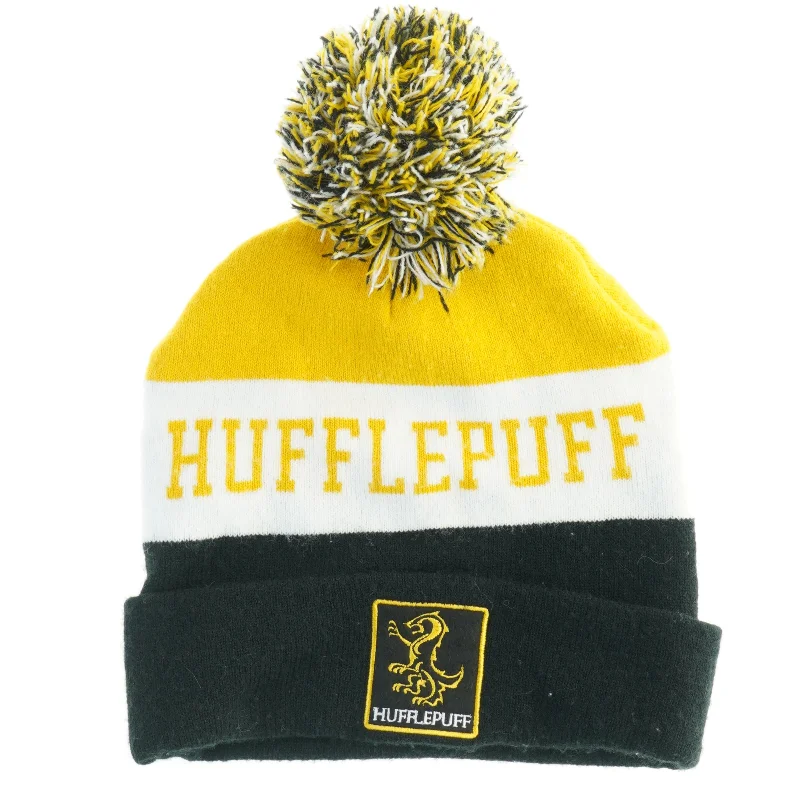 Harry Potter Hufflepuff hue med kvast fra Harry Potter (str. Ø 23 cm)