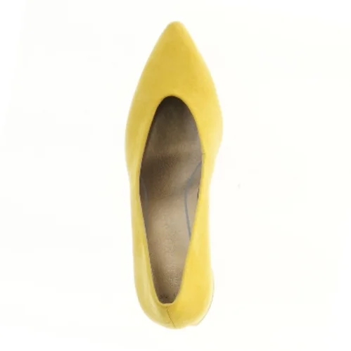 Gule høje hæle i størrelse 38 fra Marco Tozzi (str. 38 )