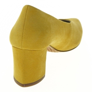 Gule høje hæle i størrelse 38 fra Marco Tozzi (str. 38 )