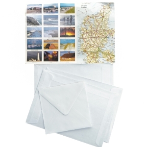 Kort med kuverter (str. 26x18 cm)