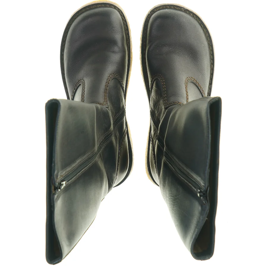 Læderstøvler med æske fra Danske Andefødder (str. 42)