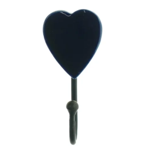 Hjerformet knage (str. 13 cm)