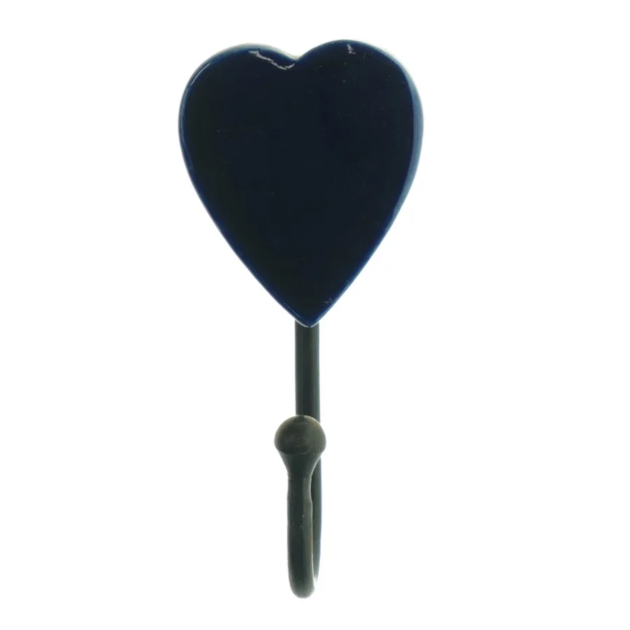 Hjerformet knage (str. 13 cm)