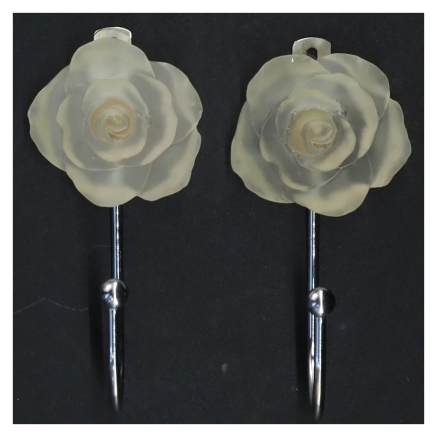 Blomsterformede vægkroge (str. 12 cm)