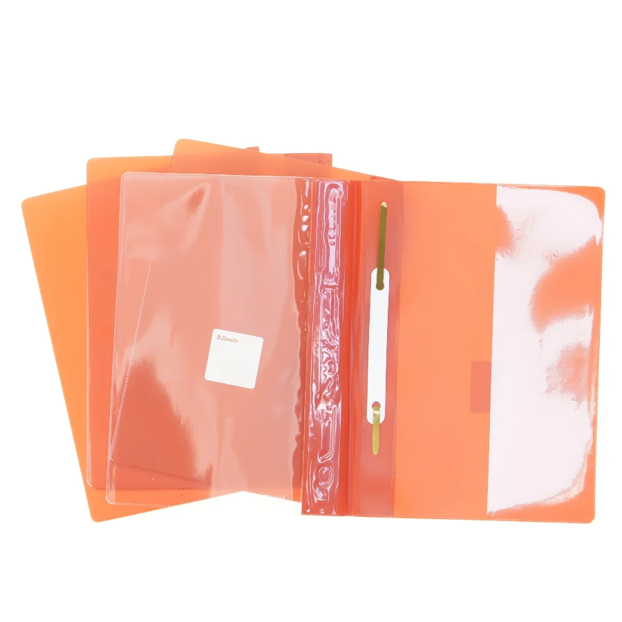 Orange mapper fra E S S E L T E (str. 22,5 x 16,5 cm)