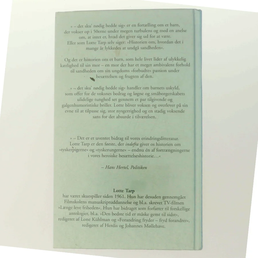 -det sku' nødig hedde sig' af Lotte Tarp (Bog)