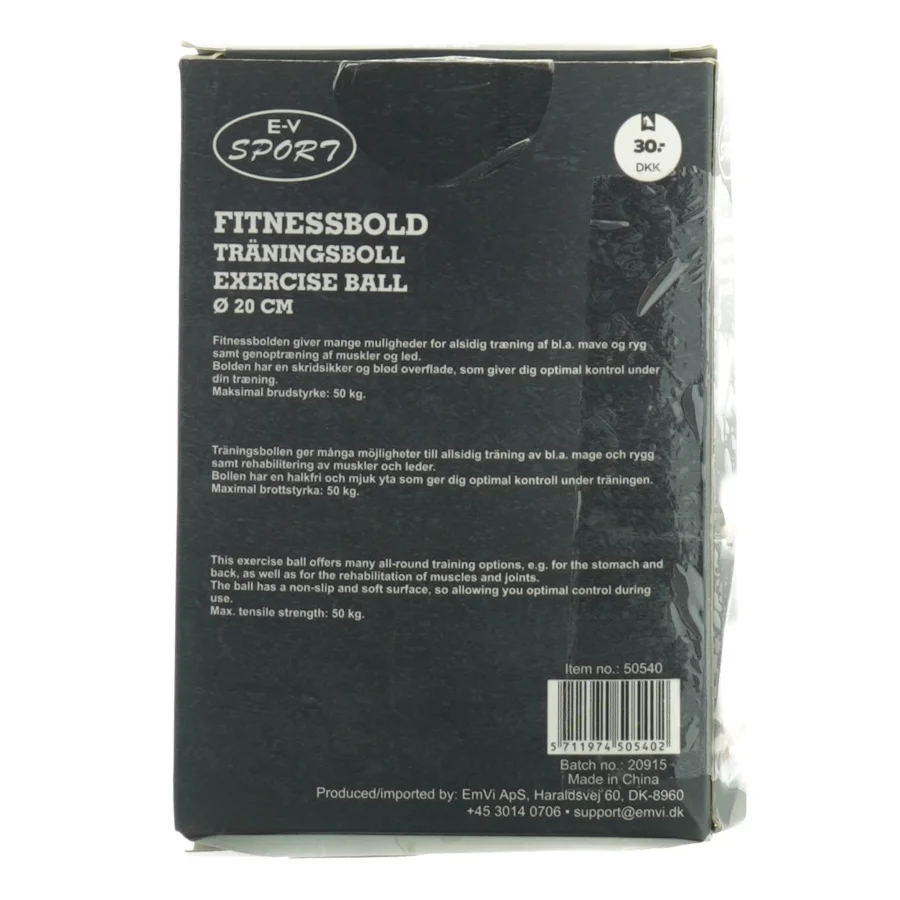 Fitnessbold (str. Ø 20 cm)