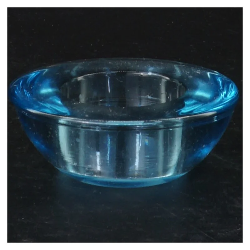 Blå fyrfadsstage fra IKEA (str. Ø 8 cm)