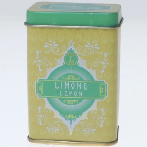 Vintage limonade dåse fra Leone (str. 7,5x4x5,5 cm)
