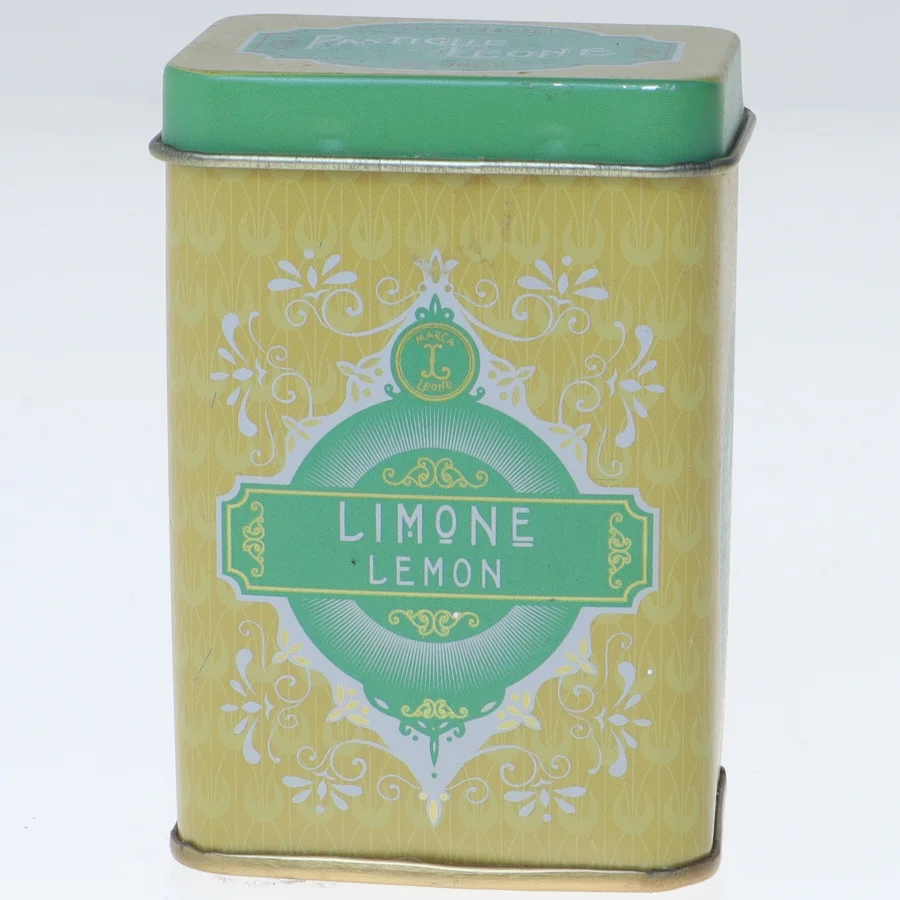 Vintage limonade dåse fra Leone (str. 7,5x4x5,5 cm)