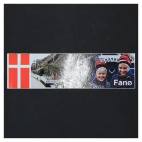 Fanø souvenir klistermærke (str. 16,5x4,5 cm)