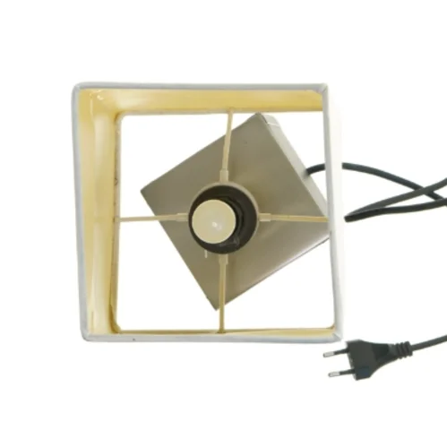 Bordlampe med kvadratisk base (str. 33,5 cm)