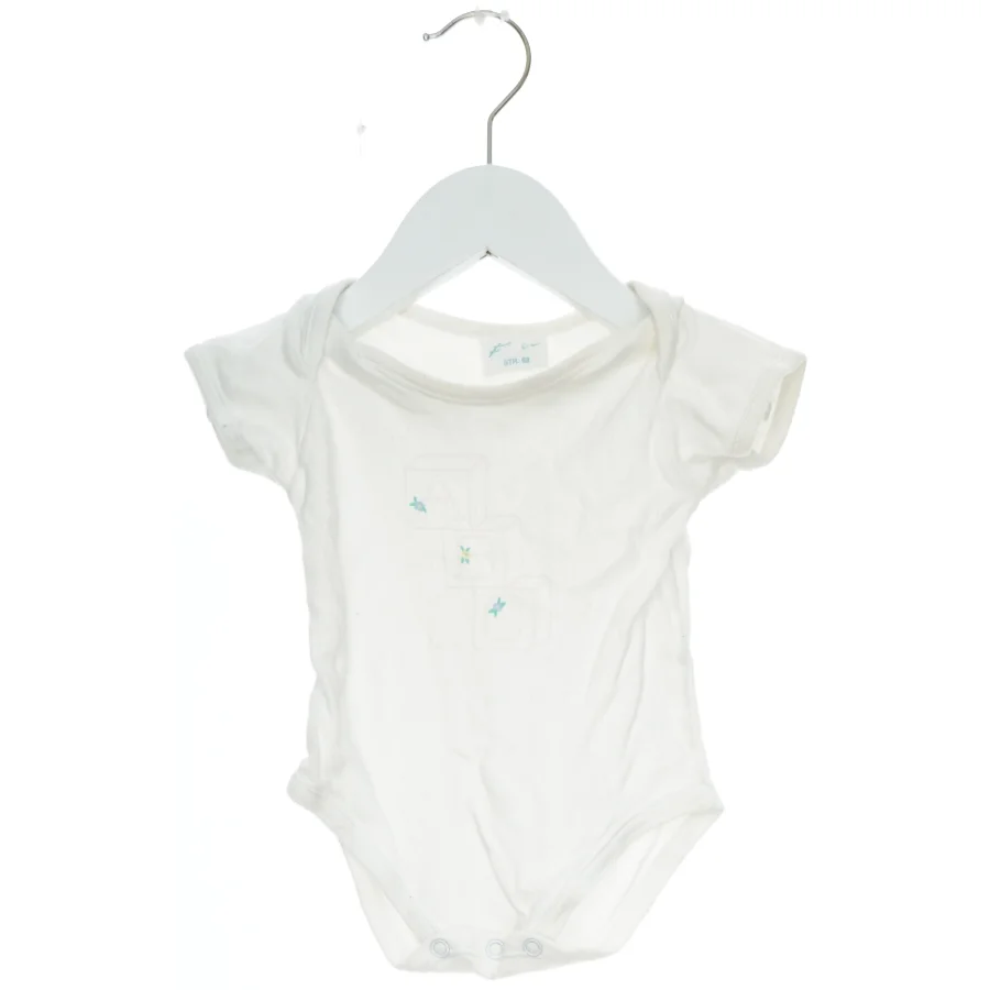 Hvid bodystocking med tryk (str. 62)
