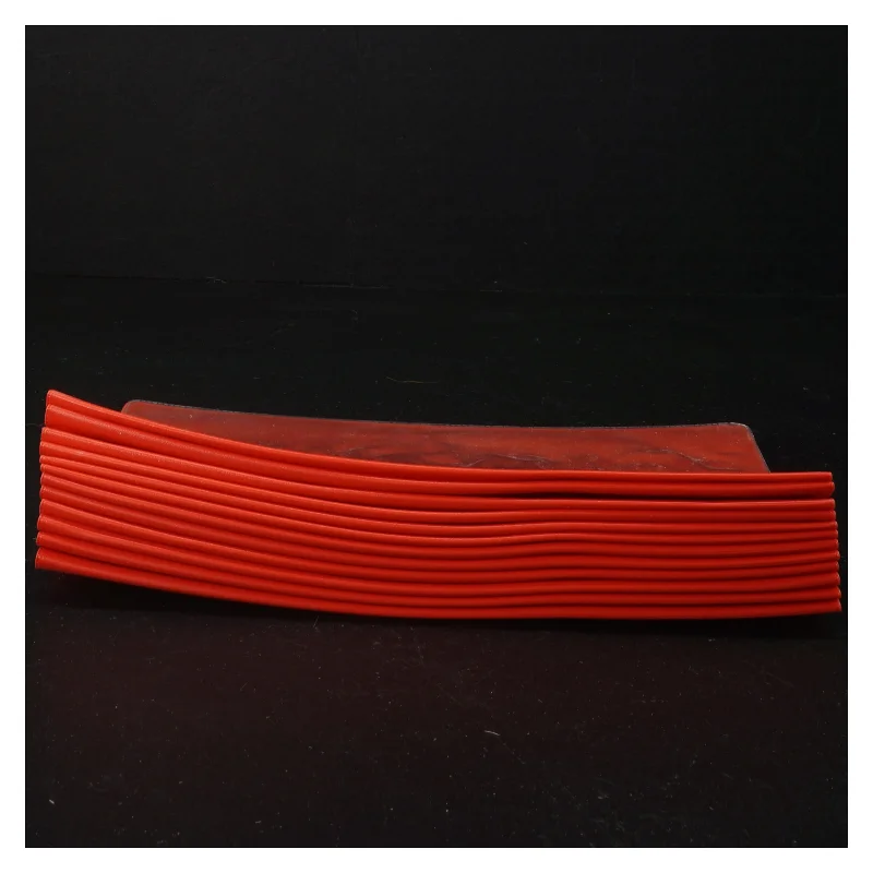 Røde plastikmapper fra Esselte (str. A 5 parentes, 22 x 16 cm )