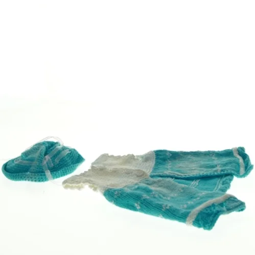 Strikket dukketøj sæt (str. 25 cm)