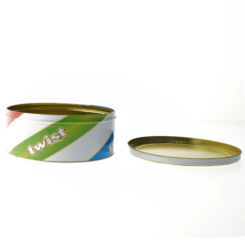 Twist metaldåse fra Twist (str. Ø 19,5 cm længde 8 cm)