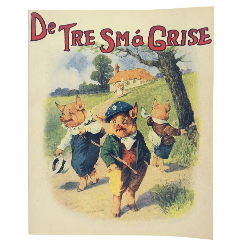 Bog 'De Tre Små Grise' fra Ronald Accessories A/S