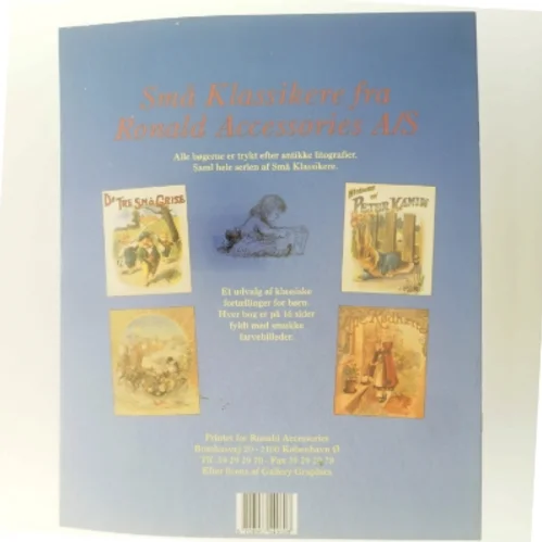 Bog 'De Tre Små Grise' fra Ronald Accessories A/S