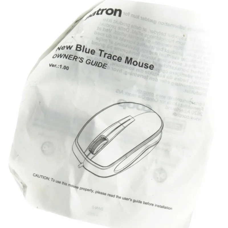 Mus med kabel fra Lumatron