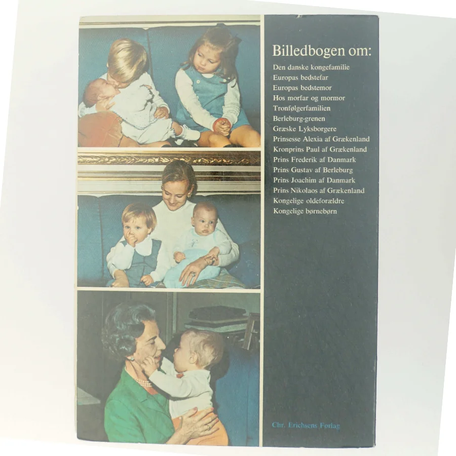 Billedbog om kongelige børnebørn fra Chr. Erichsens Forlag