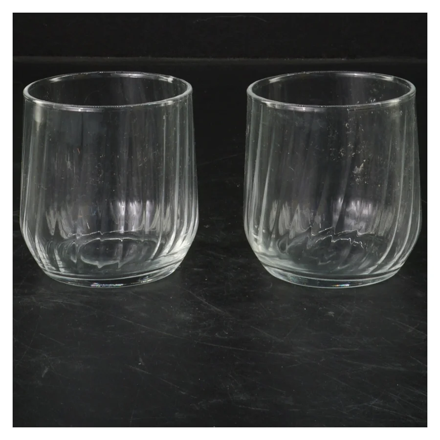 Glas drikkeglas (str. 7 cm. 2 styk)