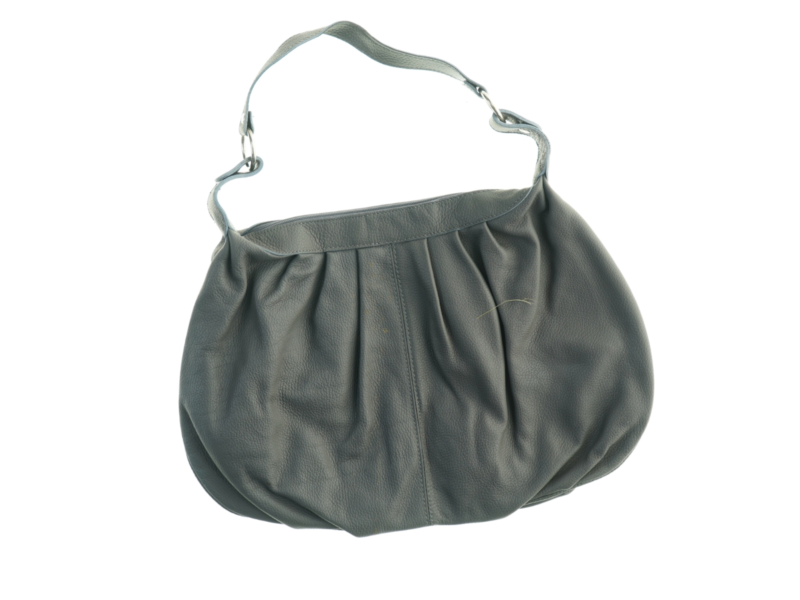 Skuldertaske i læderlook (str. 46 x 32 cm)