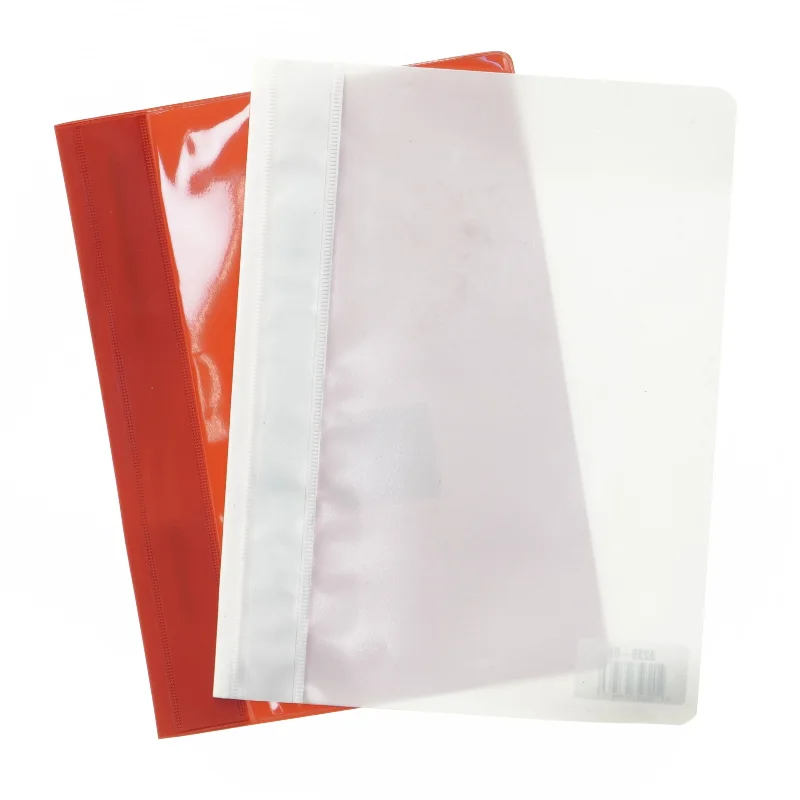 Genanvendelige plastmapper fra Esselte (str. 22,5 x 17 cm)