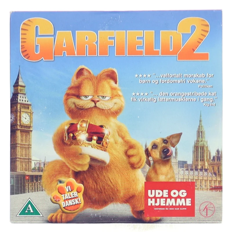 Garfield 2 DVD fra 20th Century Fox (str. Standard DVD-størrelse)