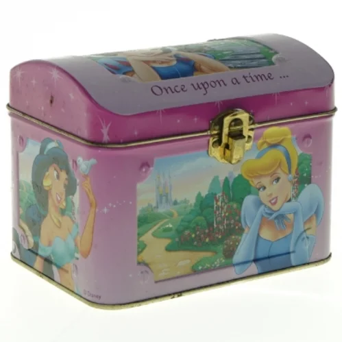 Metaldåse med eventyrmotiv fra Disney (str. 14 x 10 cm)