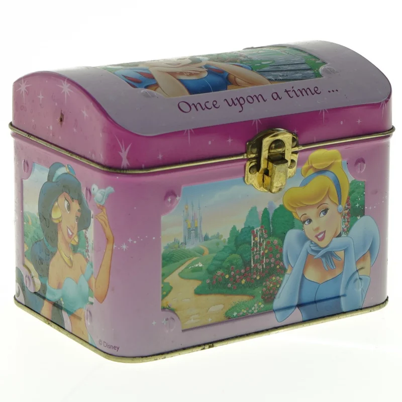 Metaldåse med eventyrmotiv fra Disney (str. 14 x 10 cm)