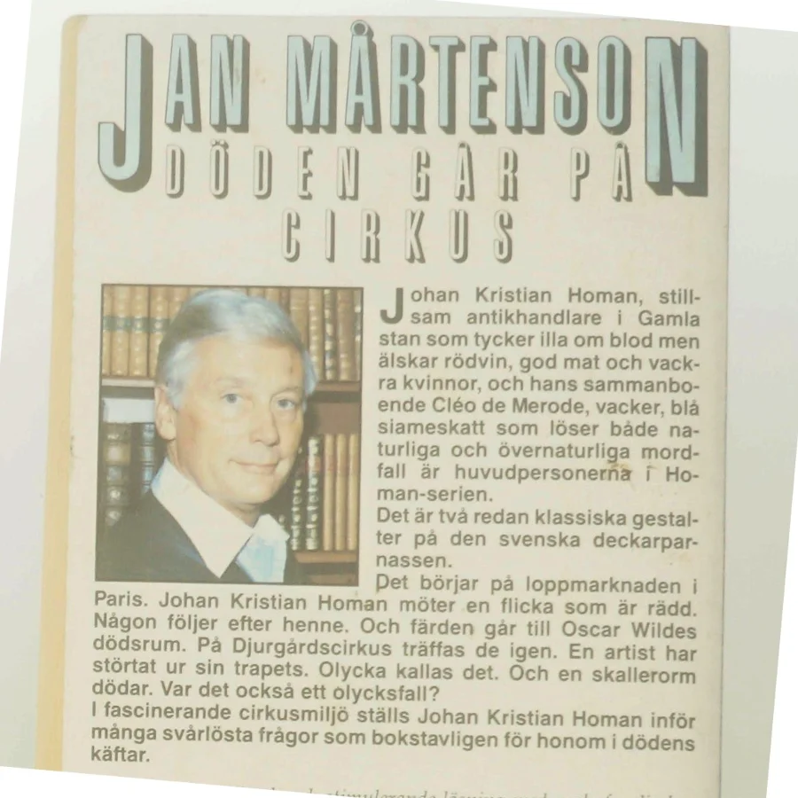 Döden går på cirkus af Jan Mårtenson (Bog)