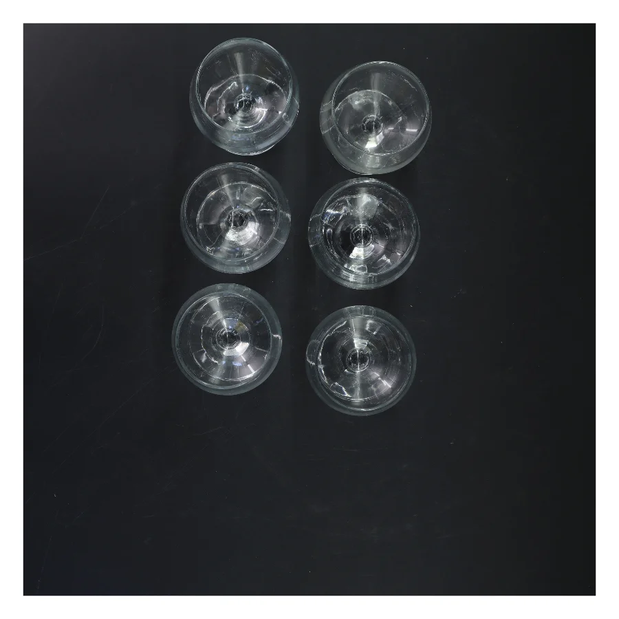 6 vinglas (str. 12,5 cm. 6 styk)