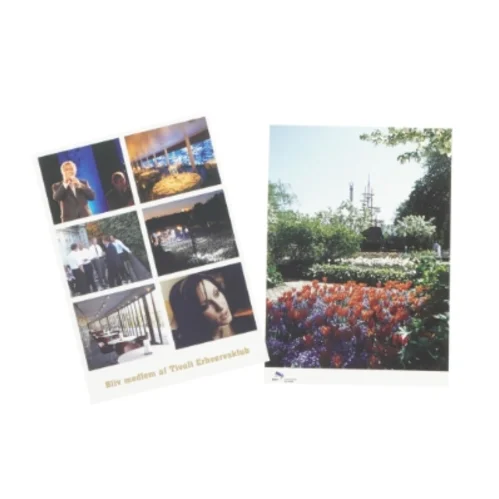 Tivoli postkort fra Tivoli (str. 2 stk 15x10,5 cm)