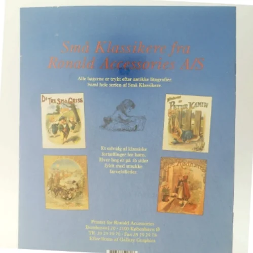 Samling af 'Små Klassikere' Bøger