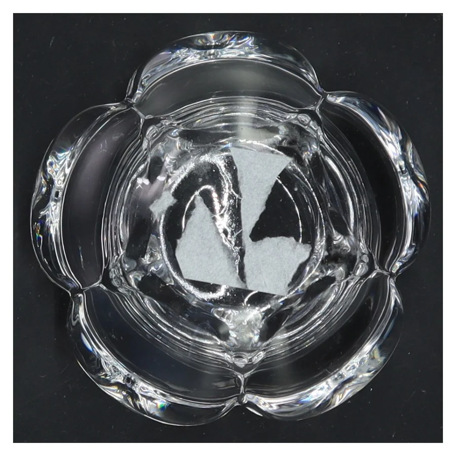 Holmegård fyrfadsstage (str. 9x7 cm)